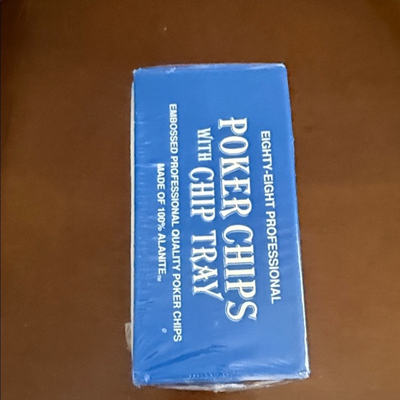 Professional Alanite Poker Chips with Stackable Tray. Brand New in box. - Picture 6 of 7